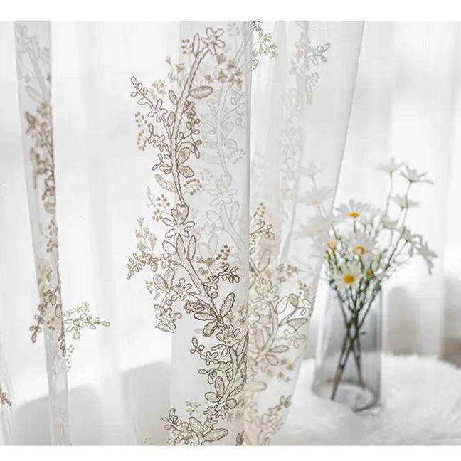 white-sheer-curtains, floral-embroidered-curtains, sheer-curtains, edit-home-curtains