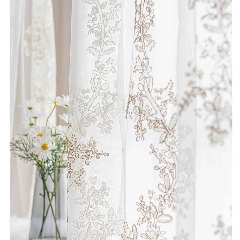 white-sheer-curtains, floral-embroidered-curtains, sheer-curtains, edit-home-curtains